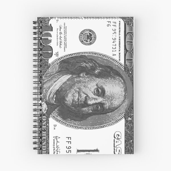 Item preview, One Hundred Dollar Bill Monochromatic Vintage Money designed and sold by Centaurosticker.
