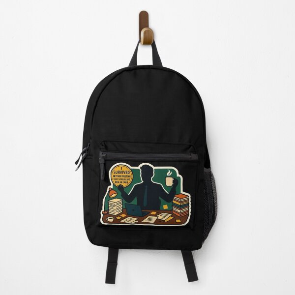 Item preview, I Survived Another Meeting That Should Have Been an Email — Funny Office Worker Art designed and sold by ArtoryWorks.