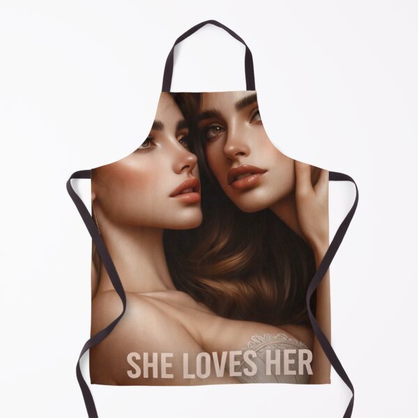 Item preview, She Loves Her Lesbian Pride Shirt LGBTQ Sapphic Love Gift designed and sold by IRON SIREN.