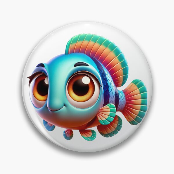 Item preview, Adorable Cichlid Fish designed and sold by Sillytoe.