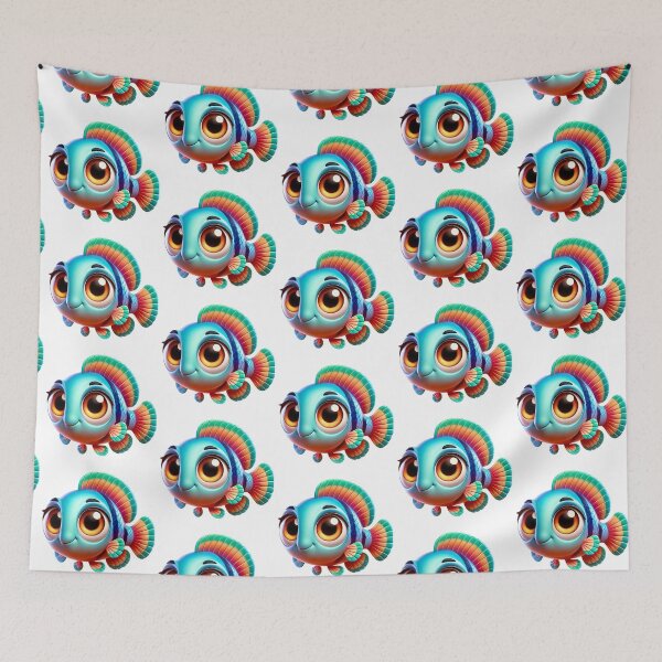 Item preview, Adorable Cichlid Fish designed and sold by Sillytoe.