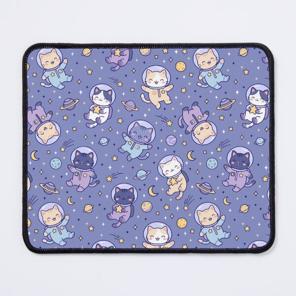Item preview, Cute Kawaii Space Cosmic Cats Whimsical Galaxy Pastel Astronaut Kittens designed and sold by Juka-Arts-CC.