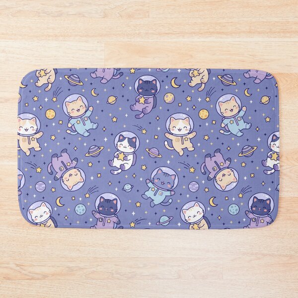 Item preview, Cute Kawaii Space Cosmic Cats Whimsical Galaxy Pastel Astronaut Kittens designed and sold by Juka-Arts-CC.