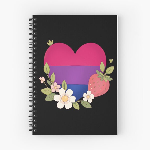 Item preview, Blooming Bi Sticker designed and sold by LittleRockArt.