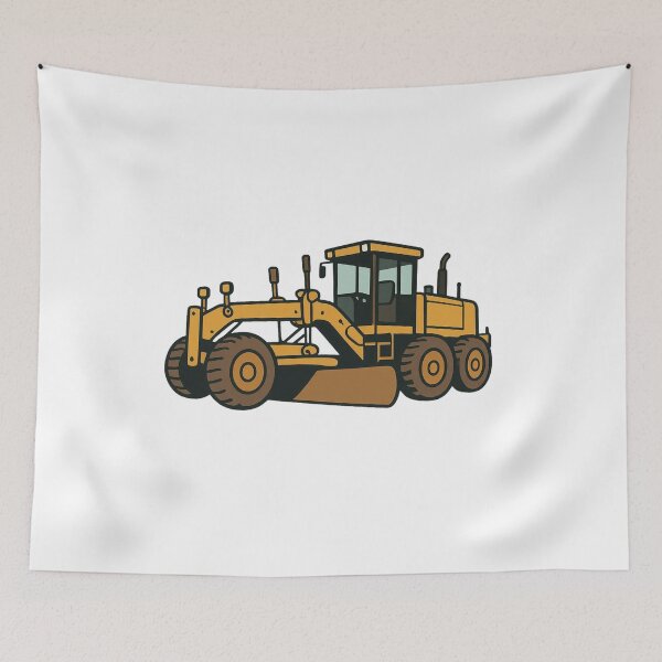 Item preview, Motor Grader Construction Equipment Vector Illustration   designed and sold by kakmi-art.
