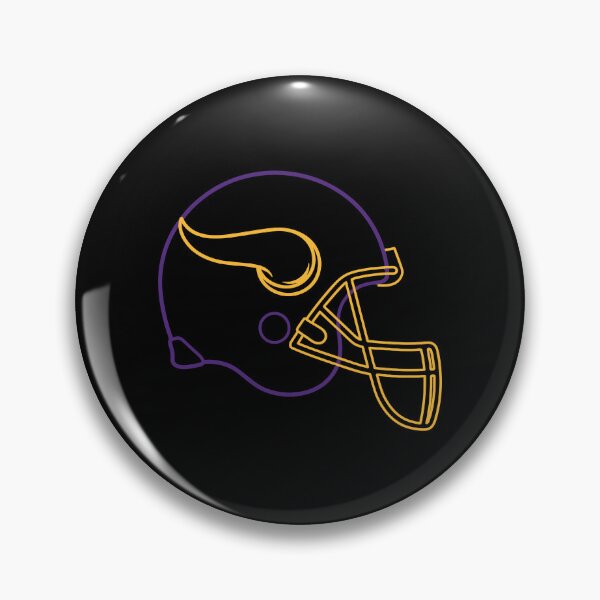 Item preview, Neon Football Helmet Purple Gold Fan designed and sold by YggOutfitters.