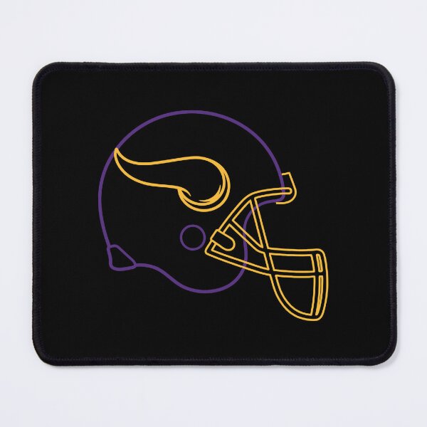 Item preview, Neon Football Helmet Purple Gold Fan designed and sold by YggOutfitters.