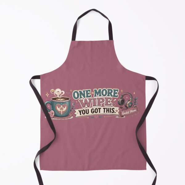 Item preview, One More Wipe You Got This Guild Mom Design designed and sold by Super Glopz.