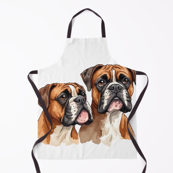 Item preview, Pair of Boxer Dogs Portrait – Realistic Boxer Breed Illustration designed and sold by Karolina’s Cozy Creations.