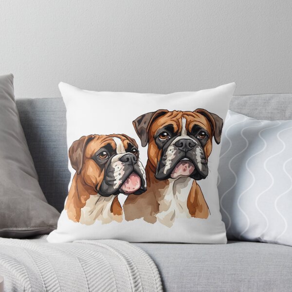 Item preview, Pair of Boxer Dogs Portrait – Realistic Boxer Breed Illustration designed and sold by Karolina’s Cozy Creations.
