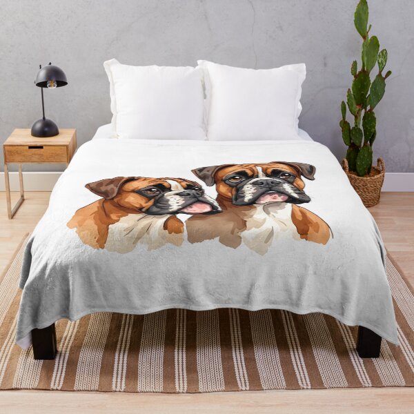 Item preview, Pair of Boxer Dogs Portrait – Realistic Boxer Breed Illustration designed and sold by Karolina’s Cozy Creations.