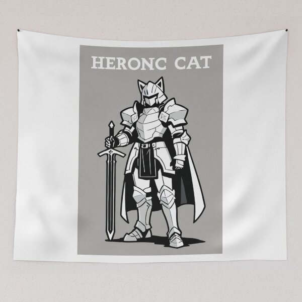Item preview, Character - Cat Knight Purple Armor Pink Sword designed and sold by DoodyPets.