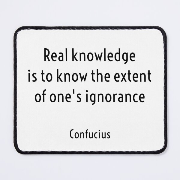 Item preview, Real knowledge is to know the extent of ones ignorance - Confucius Quotes designed and sold by Inspirationmotivation.