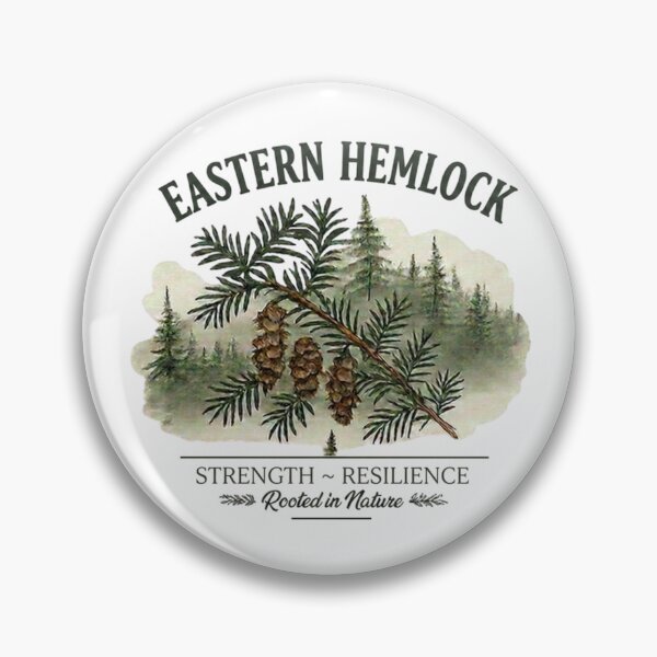 Item preview, Eastern Hemlock - Vintage Botanical Illustration  designed and sold by Cutie Galore.