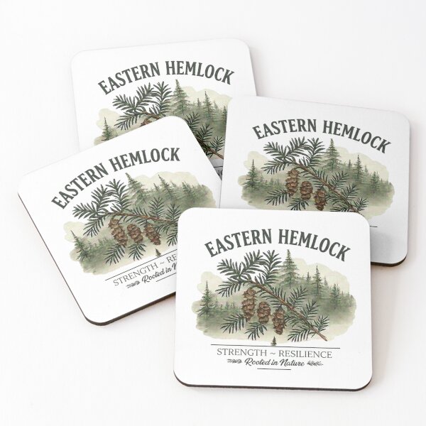 Item preview, Eastern Hemlock - Vintage Botanical Illustration  designed and sold by Cutie Galore.
