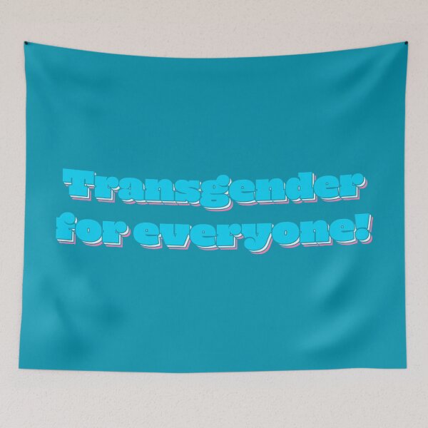 Item preview, Transgender For Everyone! - Blue designed and sold by sillyjess.