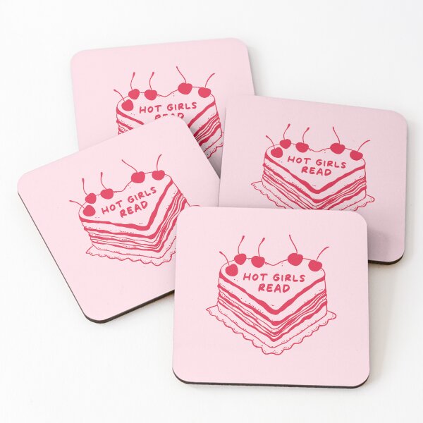 Item preview, Hot Girls Read Cherry Coquette Cake designed and sold by soheedesigns.