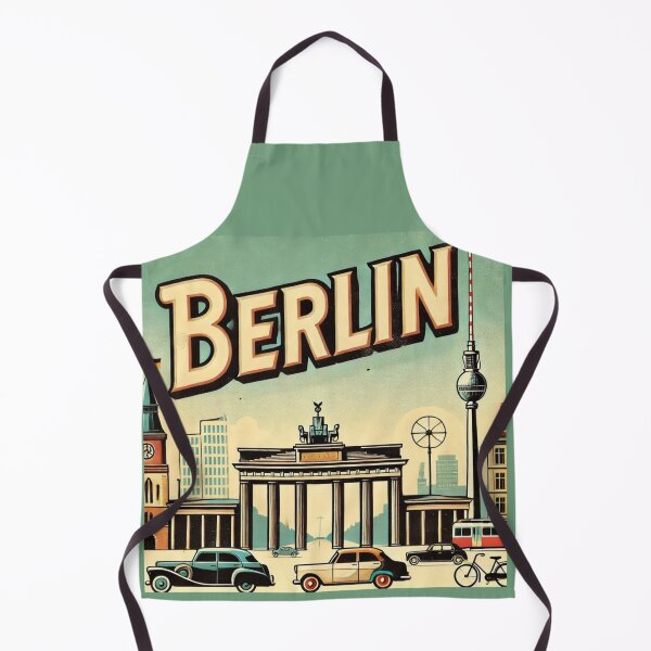 Item preview, Vintage Berlin Germany Retro Travel Poster Illustration designed and sold by UmSkelig834.
