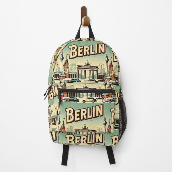 Item preview, Vintage Berlin Germany Retro Travel Poster Illustration designed and sold by UmSkelig834.