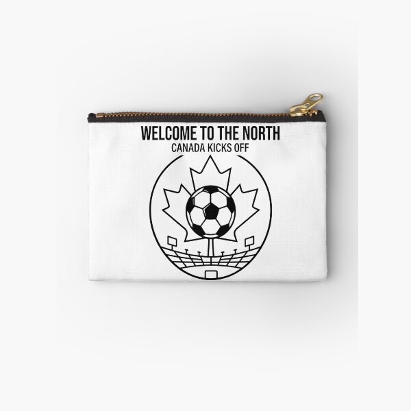 Item preview, Welcome to the North – Canada Kicks Off Soccer T-Shirt designed and sold by laughingshirts.