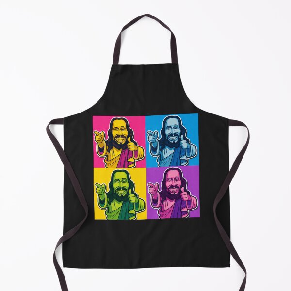 Item preview, Andy Warhol pop‑art quad Jesus designed and sold by BrotherYoYo.