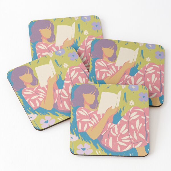 Item preview, Woman Reading In Park designed and sold by soheedesigns.
