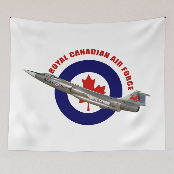 Item preview, Royal Canadian Air Force Starfighter Soaring Over Classic RCAF Roundel designed and sold by Analog Aura .