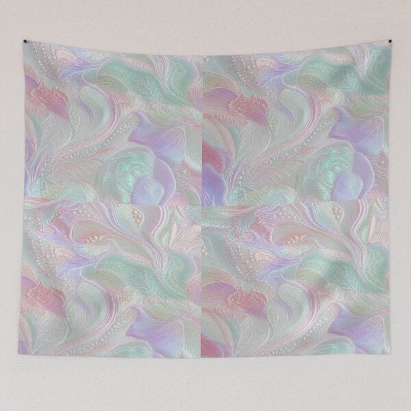Item preview, Iridescent Pastel Embossed Textile Pattern designed and sold by frumixart.