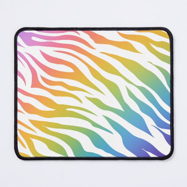 Item preview, Rainbow Zebra Stripes Pattern on White designed and sold by BeautifulVibe.