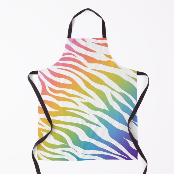 Item preview, Rainbow Zebra Stripes Pattern on White designed and sold by BeautifulVibe.