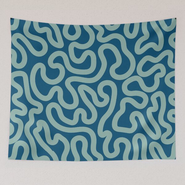 Item preview, Blue and Teal Snake designed and sold by jehb.creative.