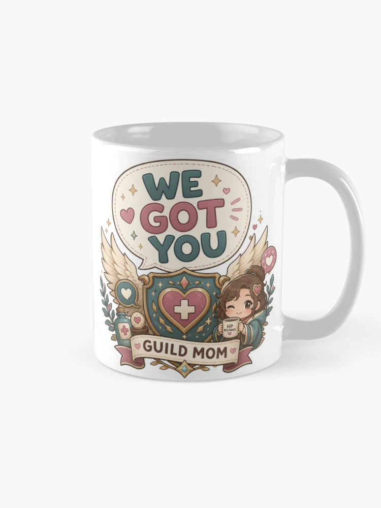 Thumbnail 3 of 6, Coffee Mug, Guild Mom Support designed and sold by Super Glopz.