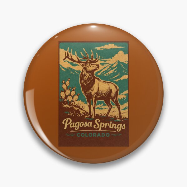 Item preview, Pagosa Springs Colorado  designed and sold by Broken Antler Designs .