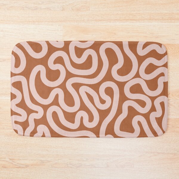 Item preview, Brick red and soft pink Snake designed and sold by jehb.creative.