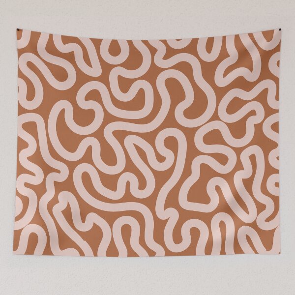 Item preview, Brick red and soft pink Snake designed and sold by jehb.creative.