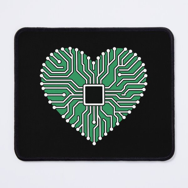 Item preview, Circuit Board Heart Tech Love Engineer designed and sold by YggOutfitters.