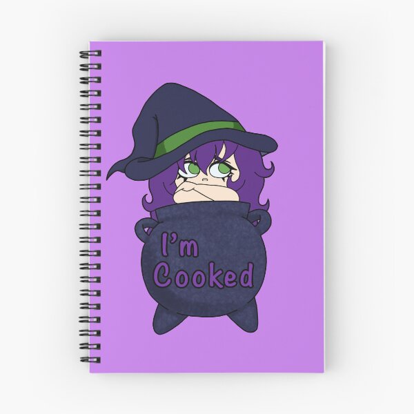 Item preview, ‘I’m cooked’ witch in a cauldron  designed and sold by screaming-wisp.