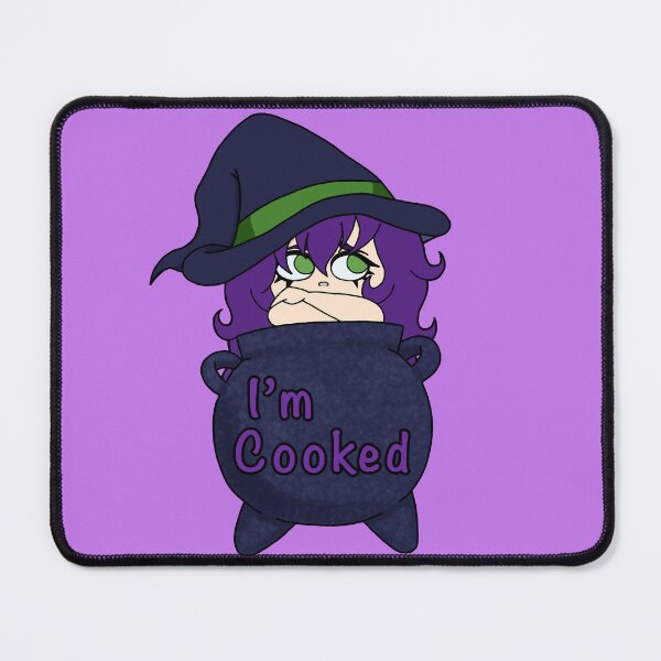 Item preview, ‘I’m cooked’ witch in a cauldron designed and sold by screaming-wisp.