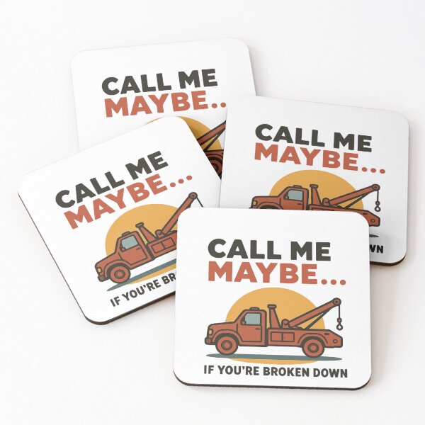 Item preview, Call Me Maybe Tow Truck Driver Funny Towing Design designed and sold by kakmi-art.