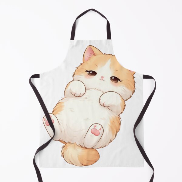 Item preview, Fluffy Orange Cat Sticker designed and sold by PurrfectClubArt.