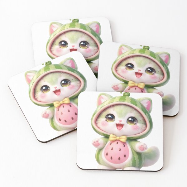 Item preview, Watermelon Cat Kawaii Costume designed and sold by PurrfectClubArt.