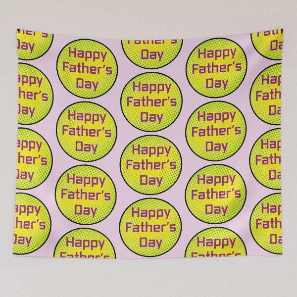 Item preview, Colorful Op Art Typography for Father's Day  designed and sold by cremedecolor.