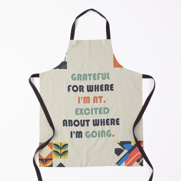 Item preview, Grateful For Where I'm At Inspirational Quote designed and sold by BluePrint Vibe.