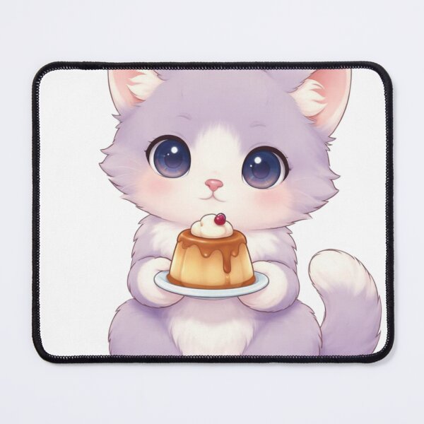 Item preview, Cute Pudding Cat Dessert designed and sold by PurrfectClubArt.