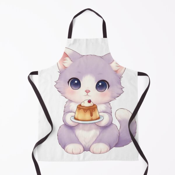 Item preview, Cute Pudding Cat Dessert designed and sold by PurrfectClubArt.