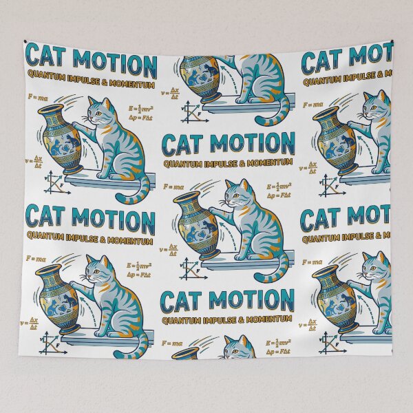 Item preview, Cat Motion Quantum   designed and sold by TeeARTHY.