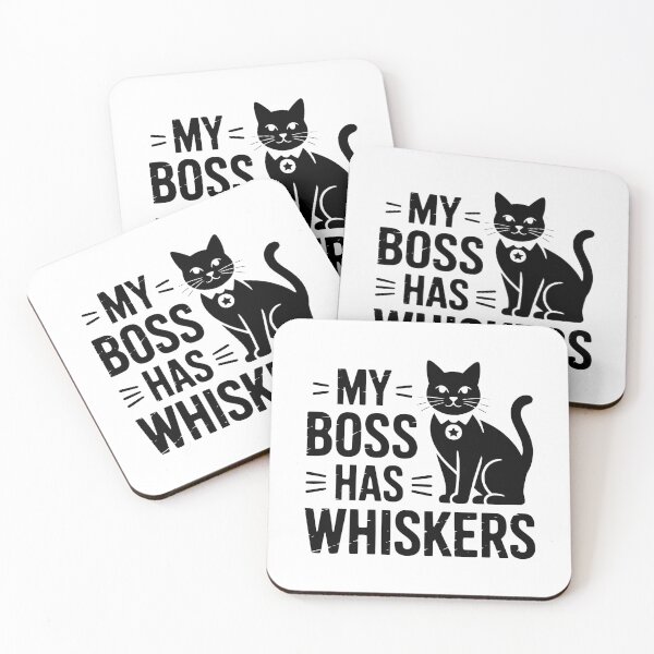 Item preview, My Boss Has Whiskers designed and sold by theartfulaspie.