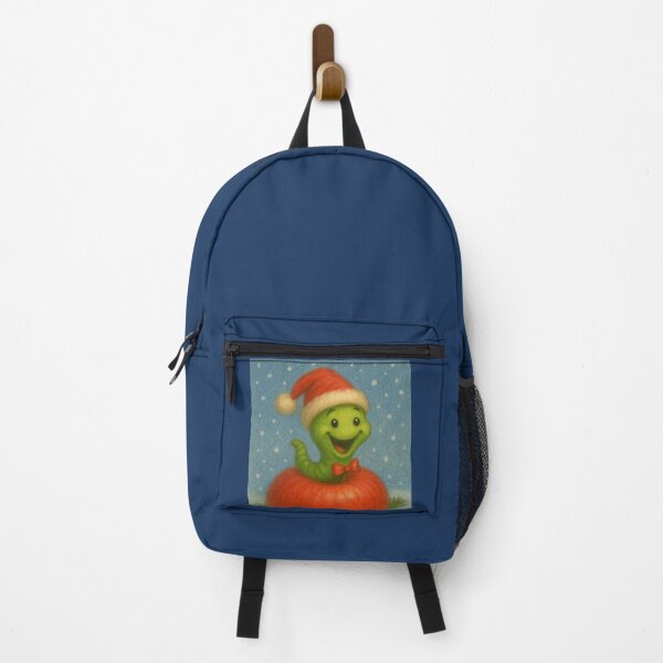 Item preview, X-Mas - Little Worm And His Christmas Apple designed and sold by LegademaArt.