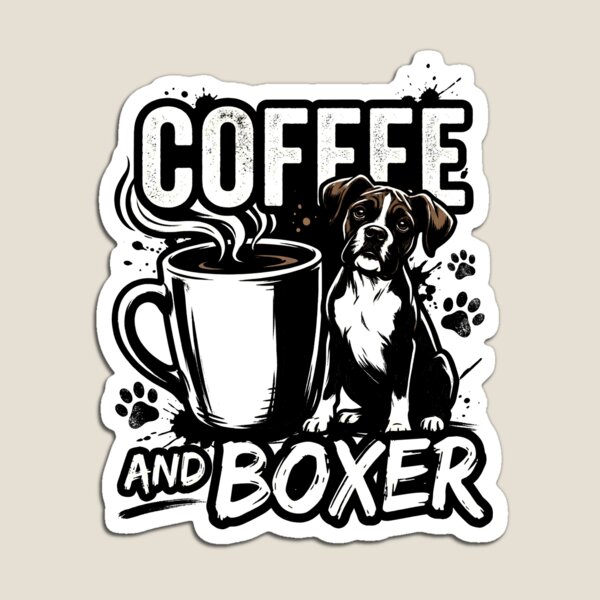 Artikelvorschau, Angetrieben von Kaffee und Boxer – Lustiges Retro-Design für Boxer-Liebhaber entworfen und verkauft von get55shirt.