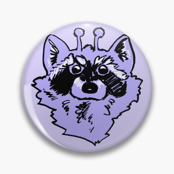 Item preview, Alien raccoon andromeda purple  designed and sold by dusty raccoon.